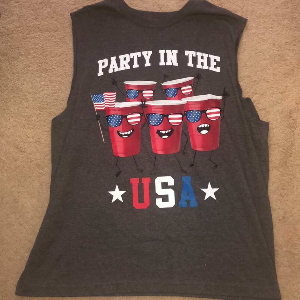 Party in the USA Sleeveless T-Shirt